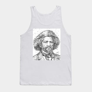 FREDERICK DOUGLASS ink portrait Tank Top